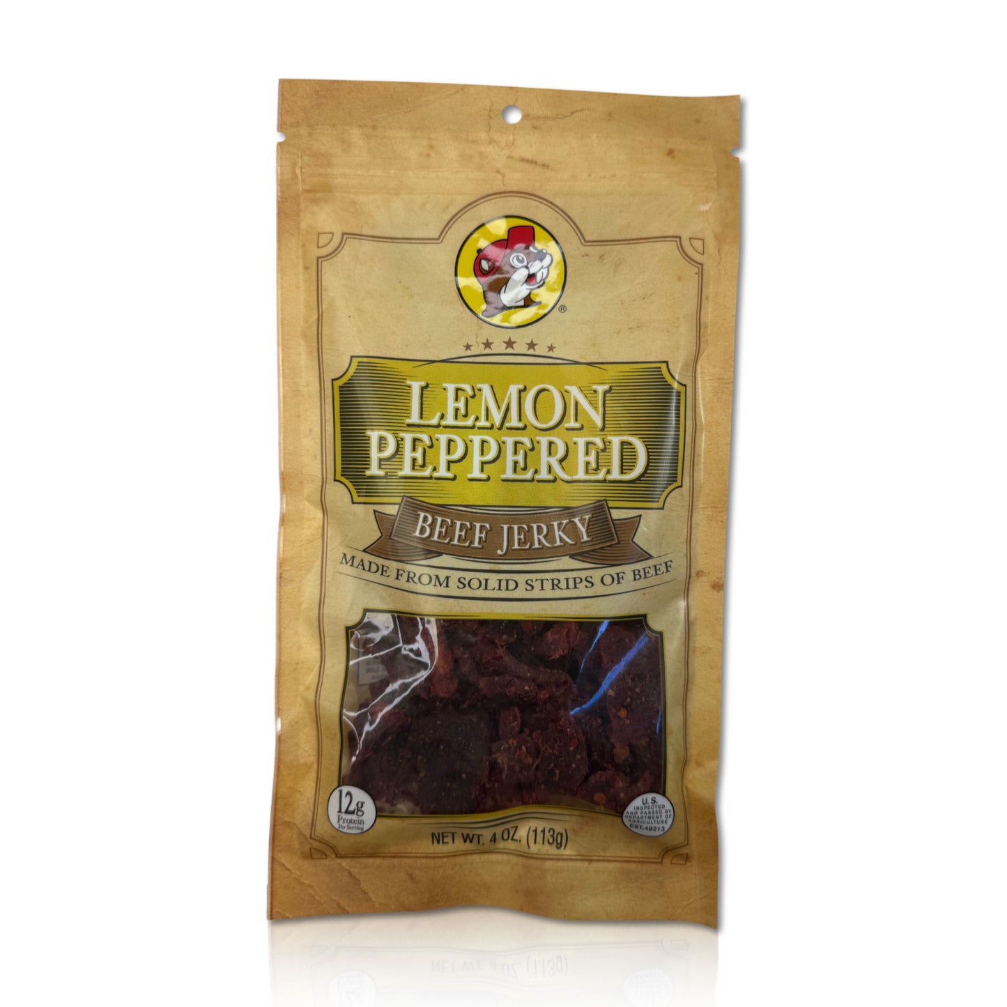 Buc-ee's Lemon Pepper Beef Jerky - 4 oz