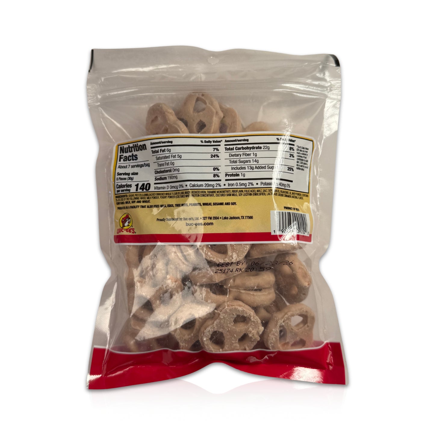 Buc-ee’s Cinnamon Flavored Yogurt Pretzels - 8 oz