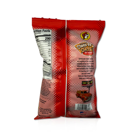 Buc-ee’s Crunchy Chees-ee Curls Hot ’N Spicy - 2 oz