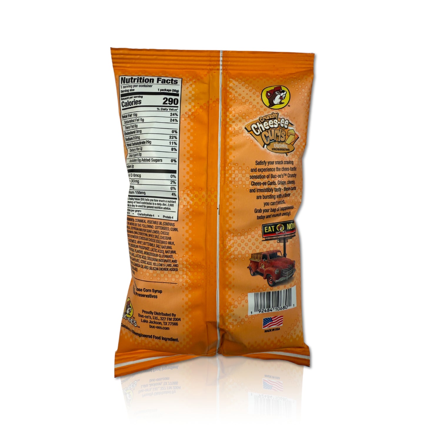 Buc-ee’s Crunchy Chees-ee Curls Original - 2 oz