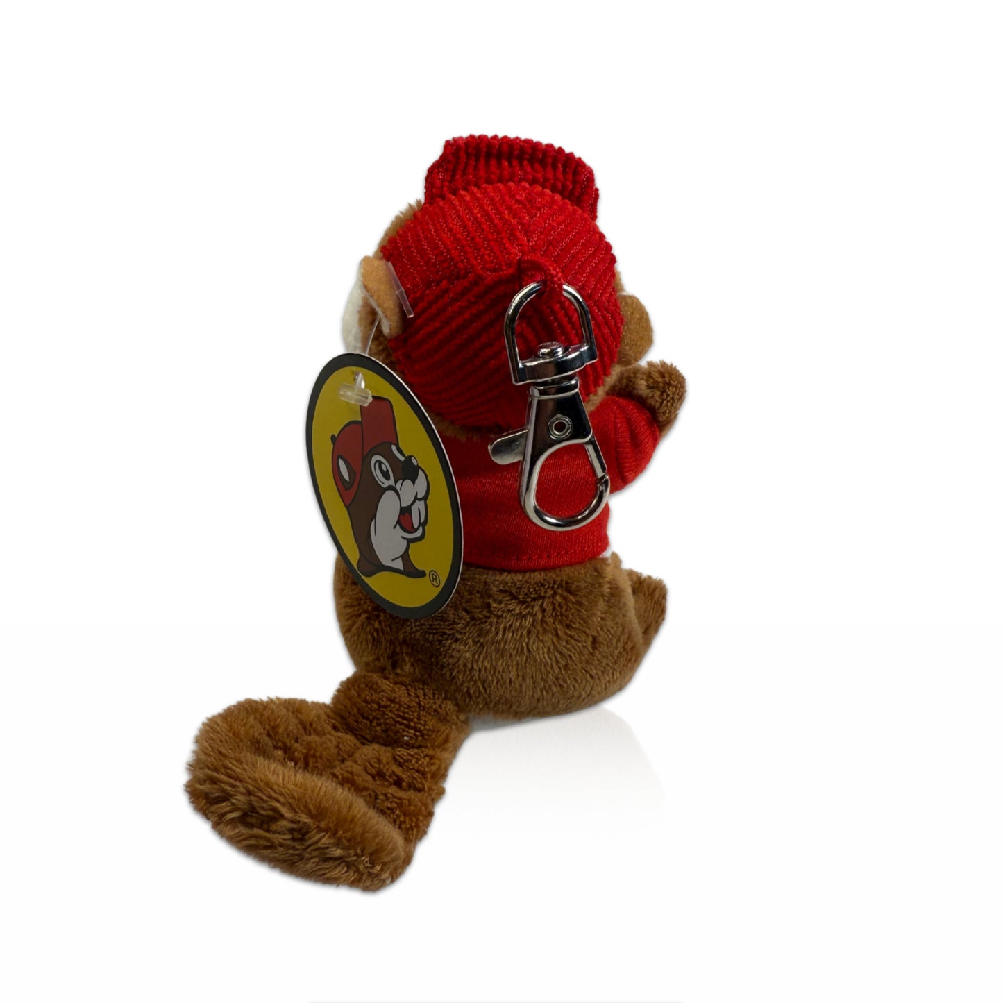 Buc-ee’s Plush Keychain Beaver Red Shirt - KEYCHAIN, PLUSH, RED