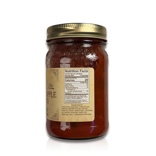 Buc-ee’s Mango Pineapple Habanero Salsa - 14 oz jar - MILD