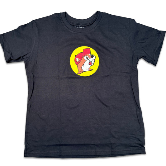 Buc-ee’s Youth T-Shirt Black Logo - BLACK