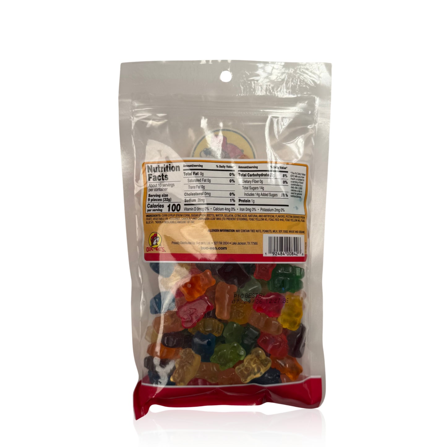 Buc-ee’s 12 Flavor Gummi Bears - 12 oz