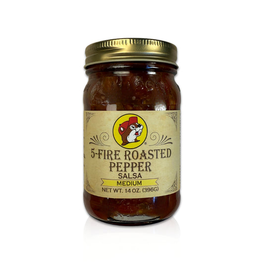 Buc-ee’s 5-Fire Roasted Pepper Salsa - 14 oz
