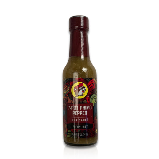Buc-ee’s 7-Pot Primo Pepper Hot Sauce - 5 oz - Fiery Hot