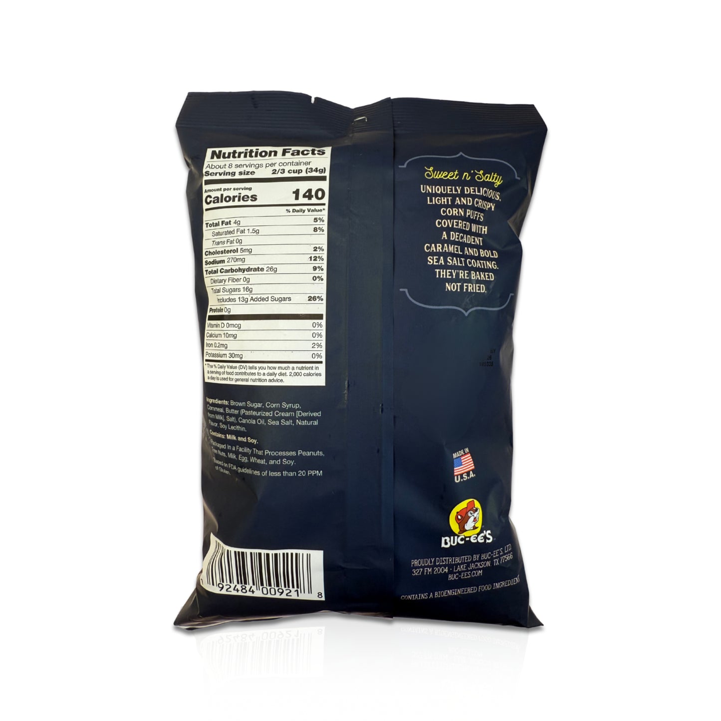 Buc-ee’s Beaver Nuggets Sea Salted Caramel - 10 oz