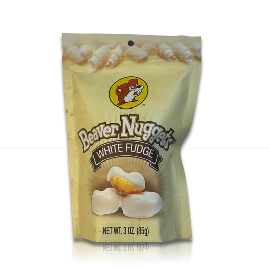 Buc-ee’s Beaver Nuggets White Fudge. - 3 oz