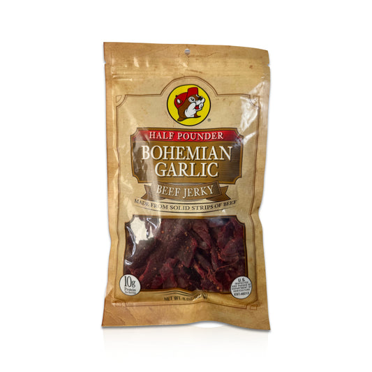 Buc-ee’s Beef Jerky Bohemian Garlic - 8 oz
