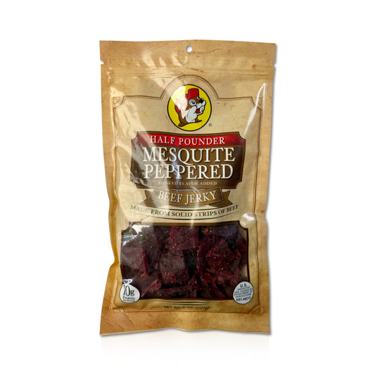 Buc-ee’s Beef Jerky Mesquite Peppered - 8 oz