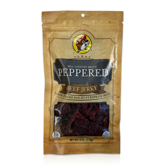 Buc-ee's Peppered Beef Jerky - Hill Country Brand - 4 oz