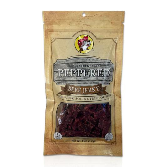 Buc-ee's Peppered Beef Jerky - Old Western 4 oz
