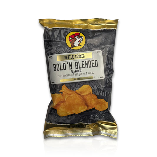Buc-ee’s Bold ’N Blended Kettle Cooked Potato Chips - 2 oz