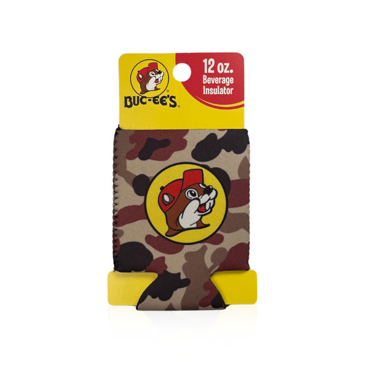 Buc-ee’s New Camo Can Koozie - 12 oz