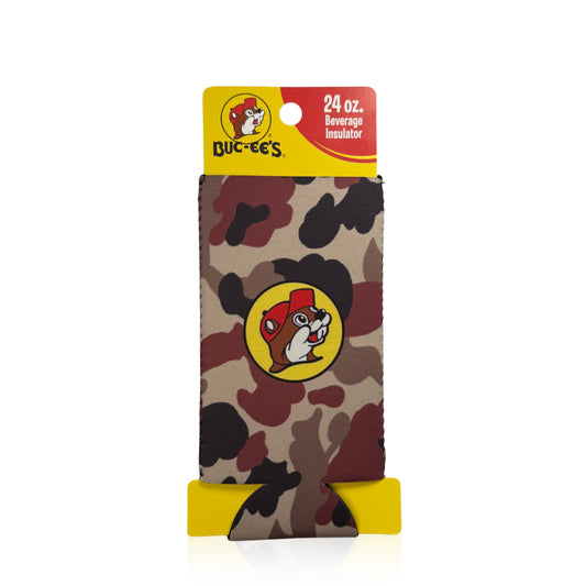Buc-ee’s New Camo Can Koozie - 24 oz - Tall Boy