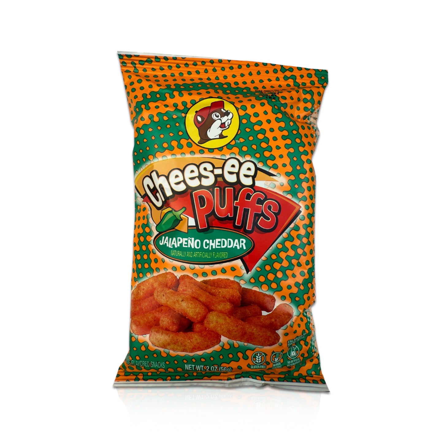 Buc-ee’s Chees-ee Puffs Jalapeño Cheddar - 2 oz