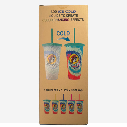 Buc-ee’s Color-Changing Tumblers - 5-Pack