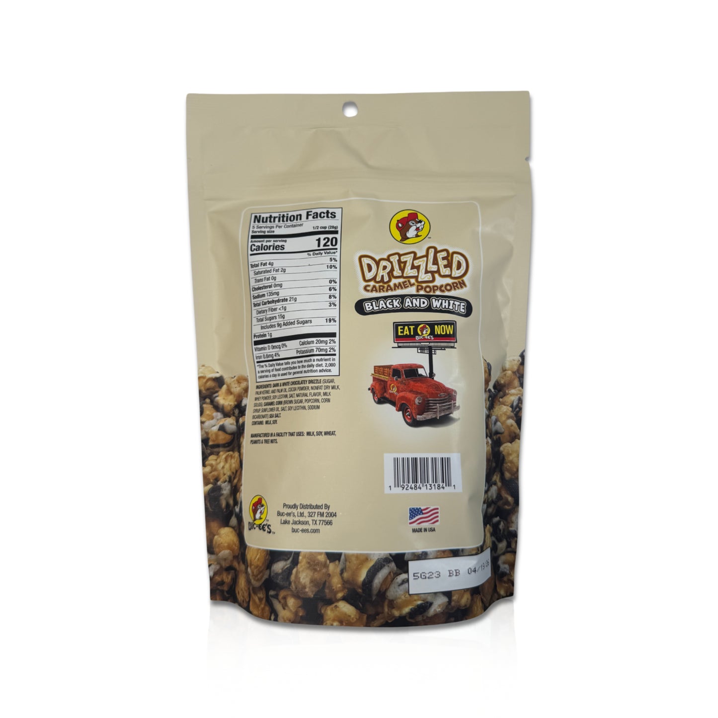 Buc-ee’s Drizzled Caramel Popcorn - 5 oz
