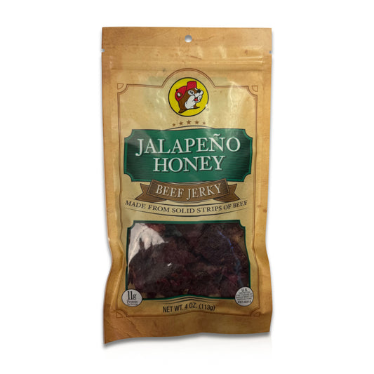 Buc-ee's Jalapeño Honey Beef Jerky - 4 oz