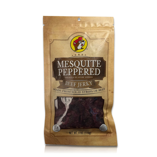 Buc-ee's Mesquite Peppered Beef Jerky - 4 oz