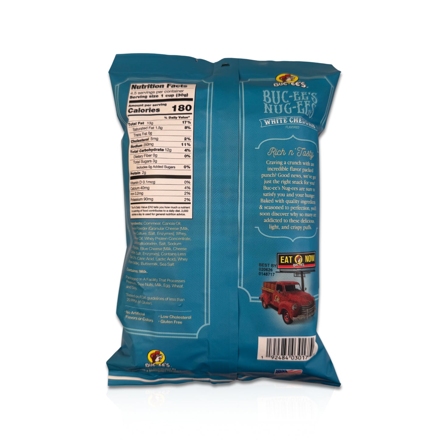 Buc-ee’s Nug-ees White Cheddar - 5 oz