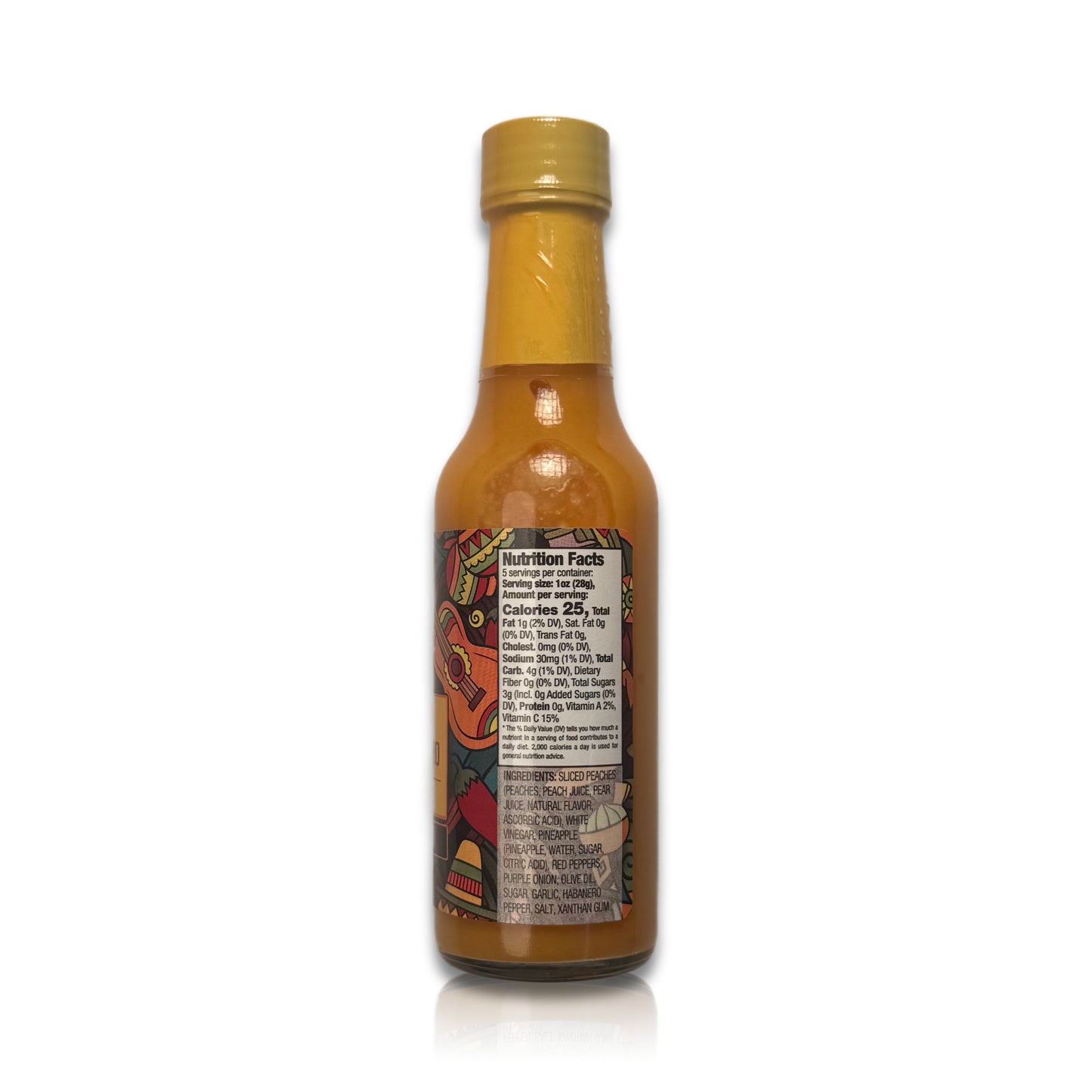 Buc-ee’s Peach Habanero Hot Sauce - 5 oz - Medium