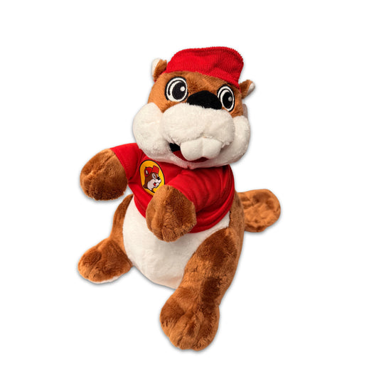 Buc-ee’s Plush Beaver Red Shirt - PLUSH, RED