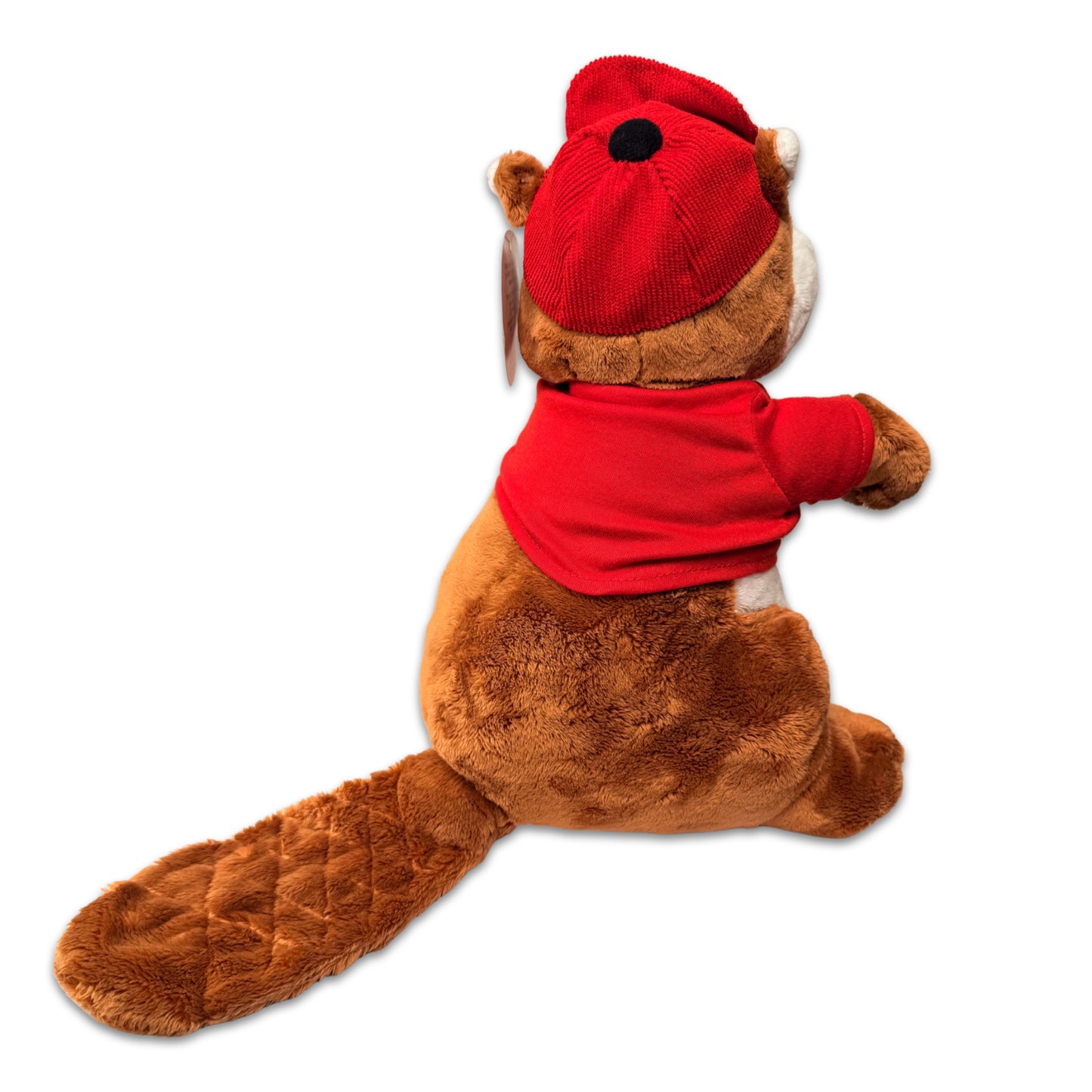 Buc-ee’s Plush Beaver Red Shirt - PLUSH, RED