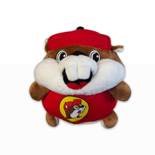 Buc-ee’s Plush Beaver Red Shirt (7.5 in) - PLUSH, RED