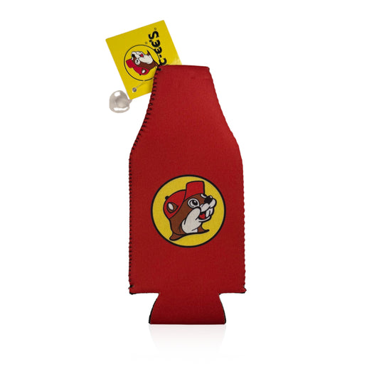 Buc-ee’s Red Bottle Koozie - 12 oz - Longneck