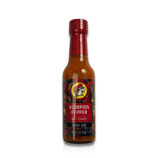 Buc-ee’s Scorpion Pepper Hot Sauce - 5 oz - Fiery Hot