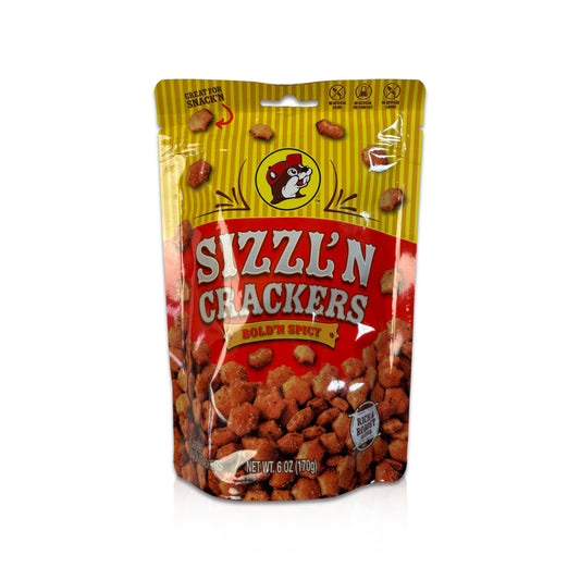 Buc-ee’s Sizzl’n Crackers Bold ’n Spicy (6 oz)