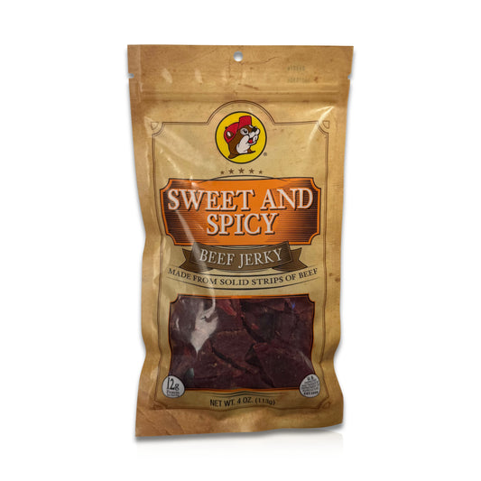 Buc-ee's Sweet & Spicy Beef Jerky - 4 oz