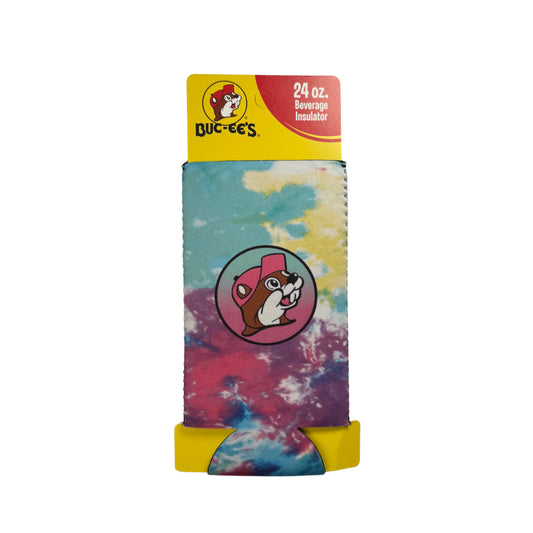 Buc-ee’s Tie-Dye Can Koozie - 24 oz - Tall boy