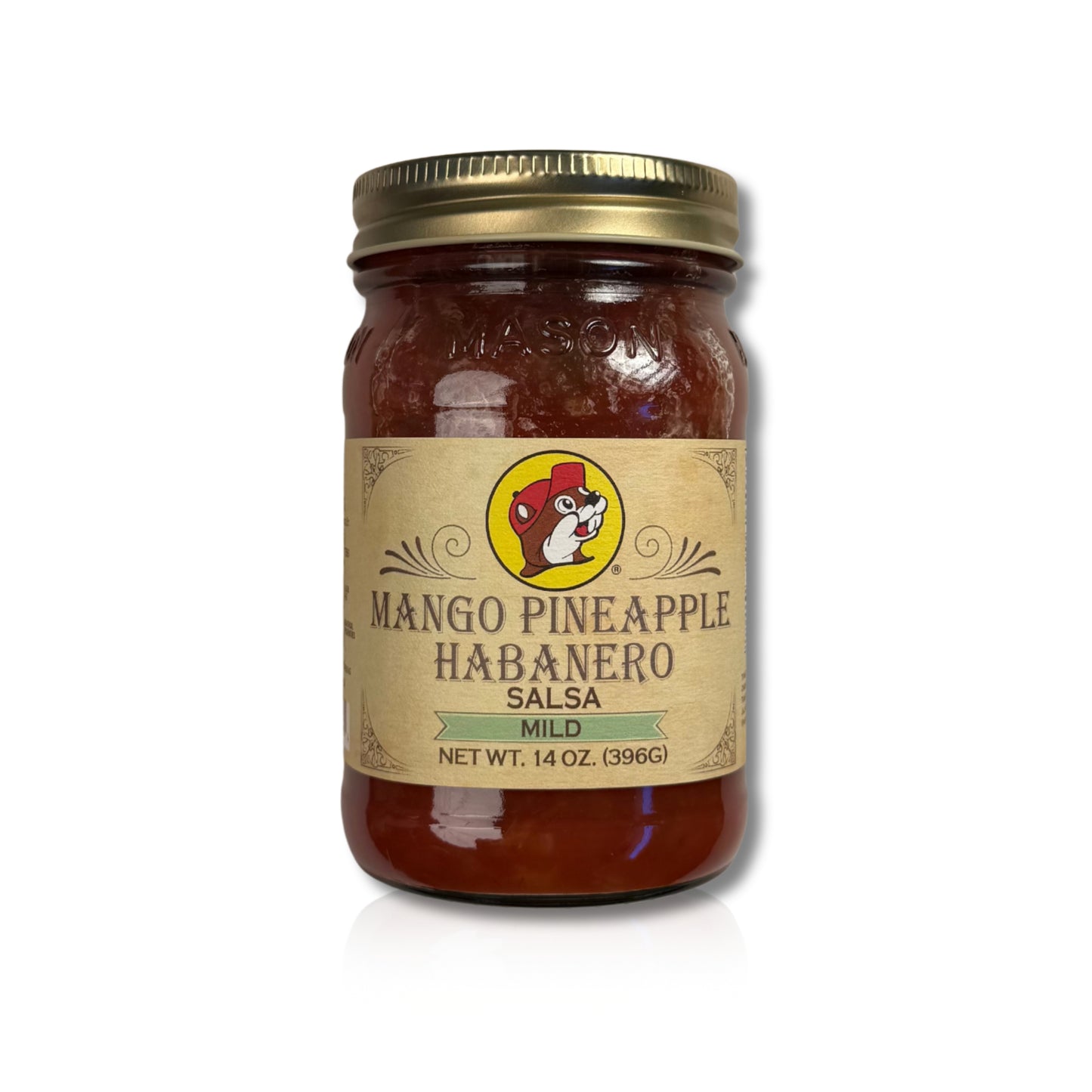 Buc-ee’s Mango Pineapple Habanero Salsa - 14 oz jar - MILD