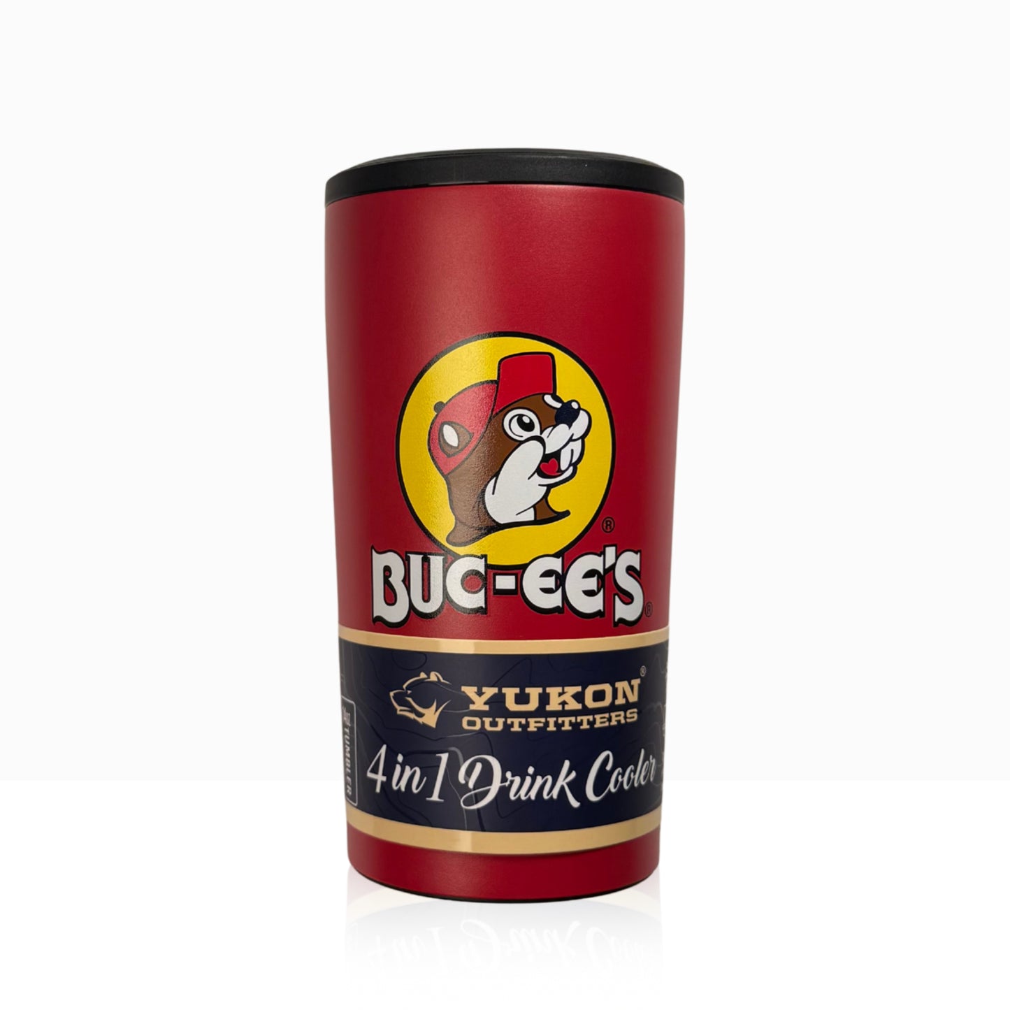 Buc-ee’s Red Can Koozie - 12 oz - Metal Koozie
