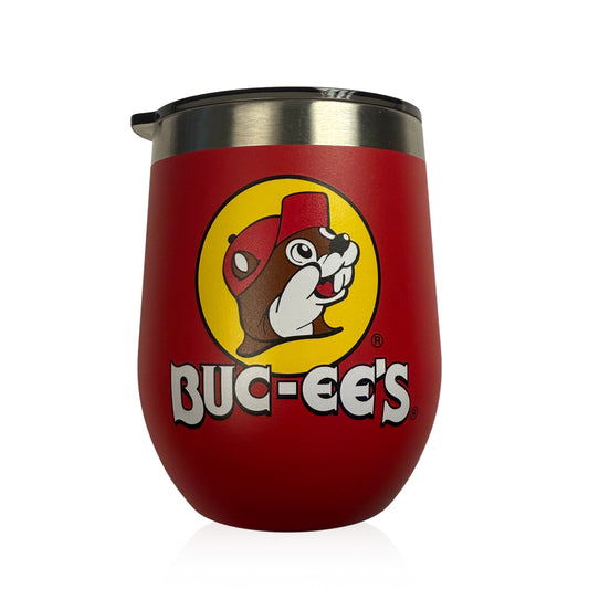 Buc-ee’s × Yukon Outfitters Red Stemless Tumbler - 10 oz